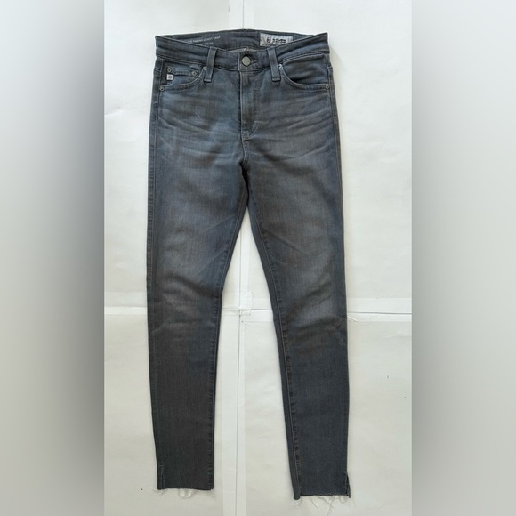 Ag Jeans Women's Grey The Farrah Skinny High-rise Jeans - Picture 9 of 10